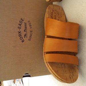 Kork-Ease tan size 8 sandals.